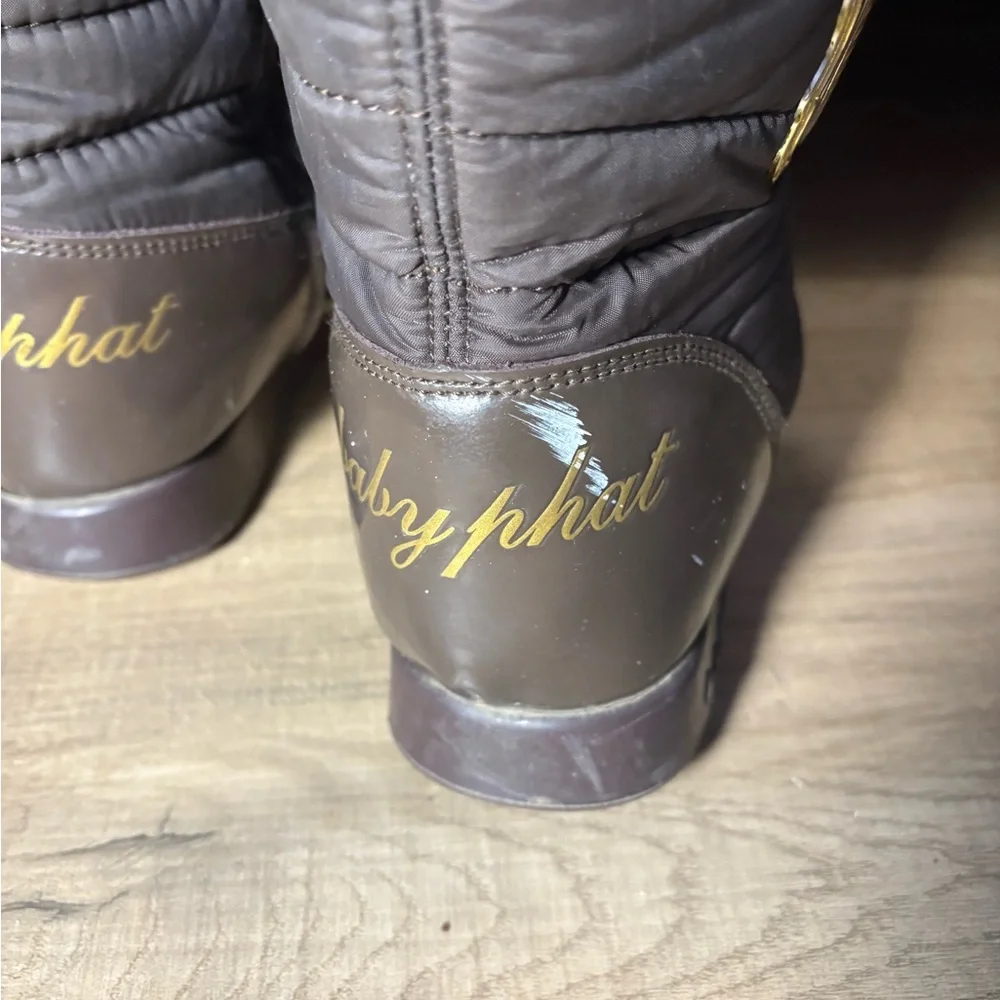 Baby Phat Dark Brown Winter Boots - Picture 7 of 10